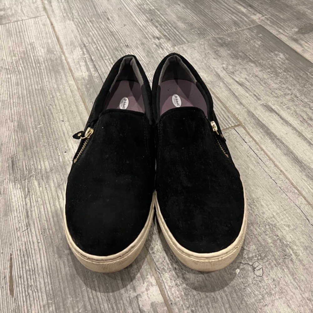 Dr Scholl's Be Free Black Slip On Shoes